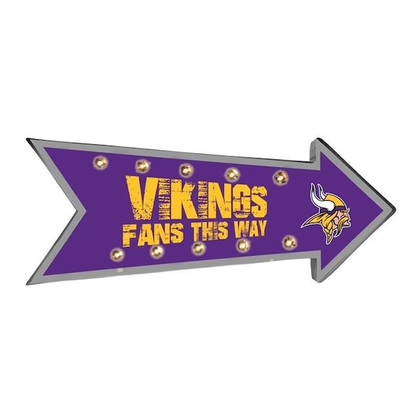 Forever Collectibles 9279784550 Minnesota Vikings Running Light Marquee Sign 9279784550 - main